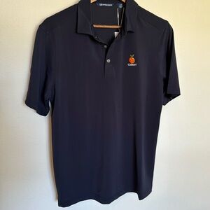 Cutter and buck blue Cabot golf polo